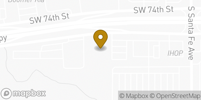 Map showing the location of Staples in Oklahoma City, OK 73139