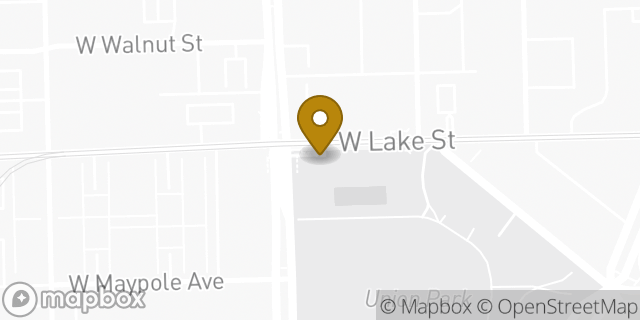 Map showing the location of Amazon Locker - Zenobia in Chicago, IL 60607