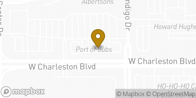 Map showing the location of Starbucks in Las Vegas, NV 89135
