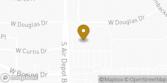 Map showing the location of FedEx ShipSite in Oklahoma City, OK 73110