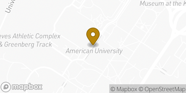 Map showing the location of The UPS Store in Washington, DC 20016
