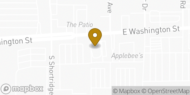 Map showing the location of McDonald's in Indianapolis, IN 46219