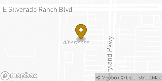 Map showing the location of Albertsons in Las Vegas, NV 89183