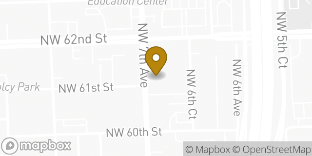 Map showing the location of Chase Bank in Miami, FL 33127