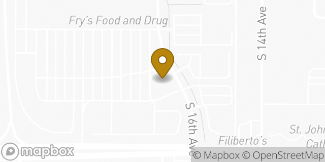 Map showing the location of ATM Fry's in Tucson, AZ 85713