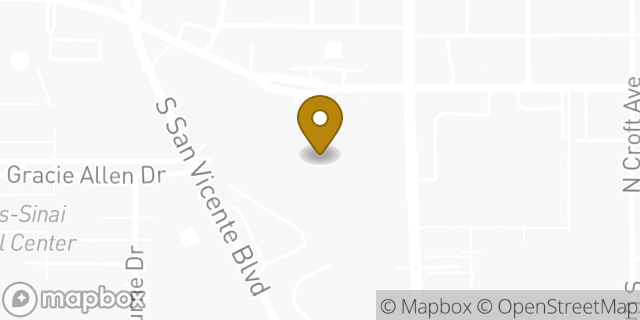 Map showing the location of Amazon Locker - Caileen in Los Angeles, CA 90048