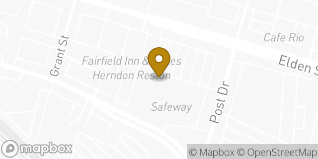 Map showing the location of Amazon Locker - Squeaker in Herndon, VA 20170