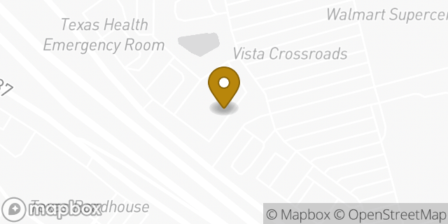 Map showing the location of The UPS Store in Haslet, TX 76052