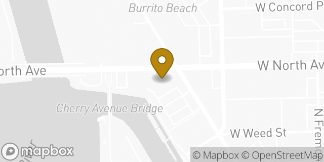 Map showing the location of Old Navy in Chicago, IL 60642