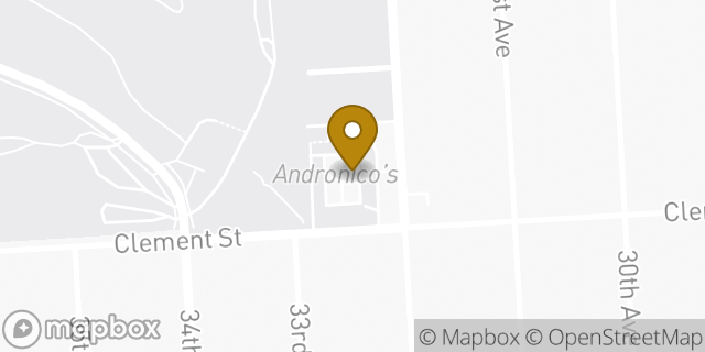 Map showing the location of CVS Pharmacy in San Francisco, CA 94121