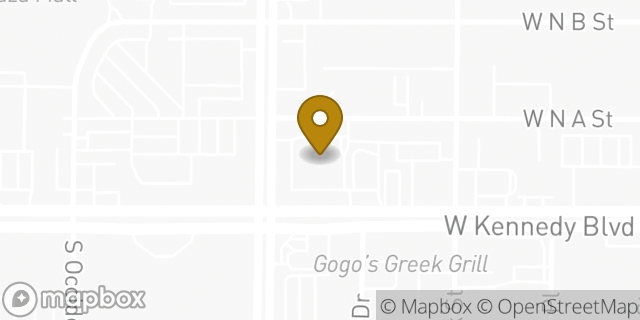 Map showing the location of ATM Walgreens in Tampa, FL 33609