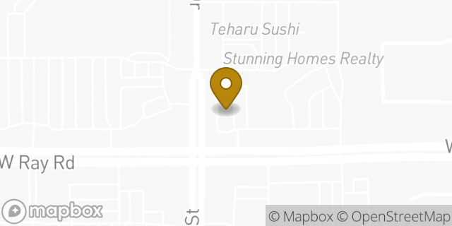 Map showing the location of McDonald's in Tempe, AZ 85284
