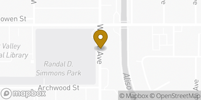 Map showing the location of Kaiser Permanente in Reseda, CA 91335