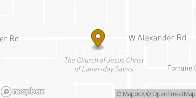 Map showing the location of The Church of Jesus Christ of Latter-day Saints in Las Vegas, NV 89129