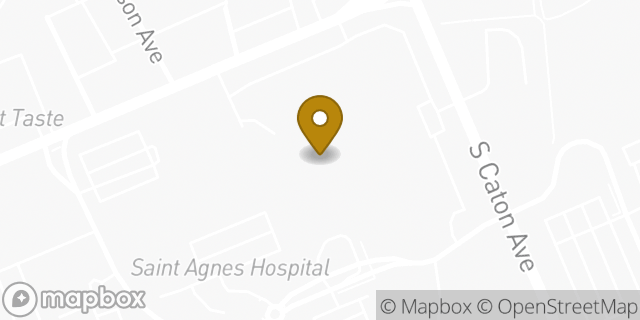 Map showing the location of Walgreens Pharmacy at St. Agnes Hospital in Baltimore, MD 21229