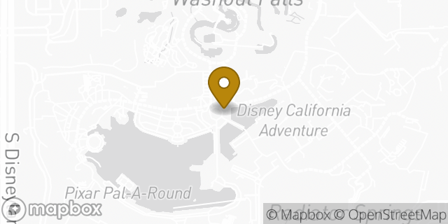 Map showing the location of Gourmet Coffee in Anaheim, CA 92802