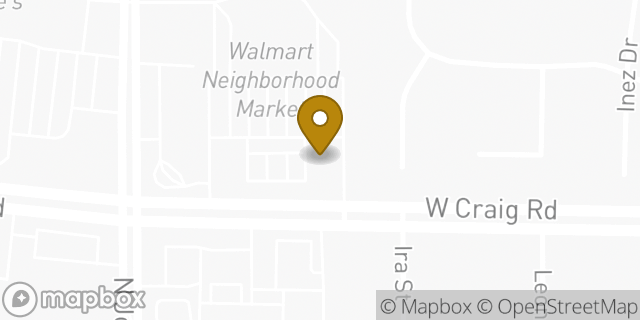 Map showing the location of The UPS Store in Las Vegas, NV 89130