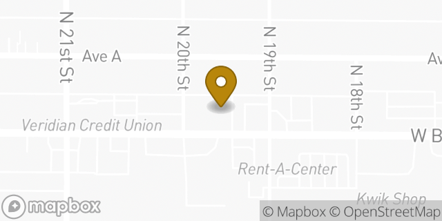 Map showing the location of EZPAWN in Council Bluffs, IA 51501