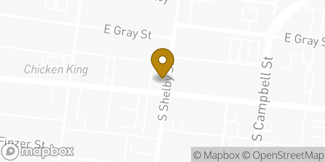 Map showing the location of The UPS Store in Louisville, KY 40202