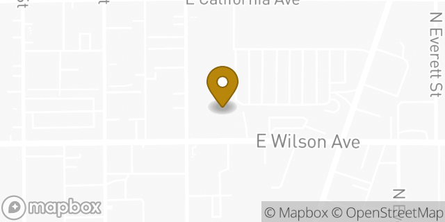 Map showing the location of Staples in Glendale, CA 91206