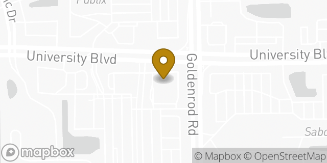 Map showing the location of CVS Pharmacy in Winter Park, FL 32792