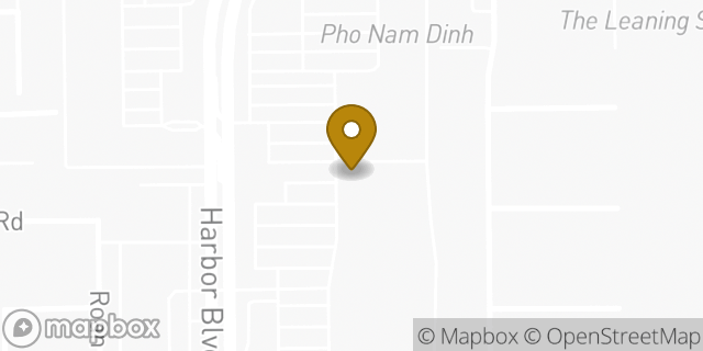 Map showing the location of Amazon Locker - Agenda in Garden Grove, CA 92843