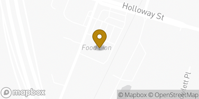 Map showing the location of Food Lion in Durham, NC 27703