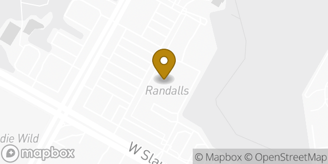 Map showing the location of Randalls in Austin, TX 78748