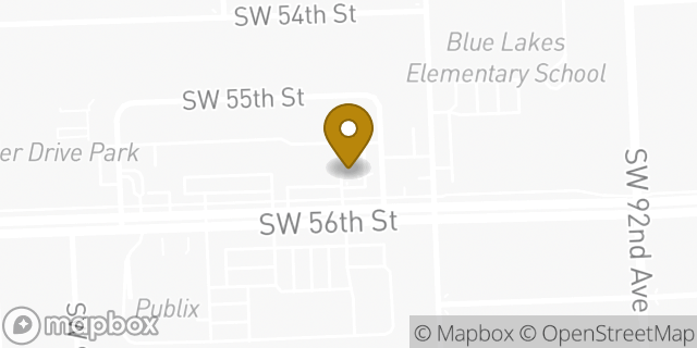 Map showing the location of McDonald's in Miami, FL 33165