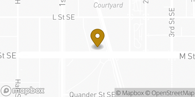 Map showing the location of Chase Bank in Washington, DC 20003