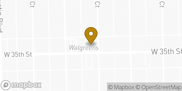 Map showing the location of Walgreens in Cicero, IL 60804