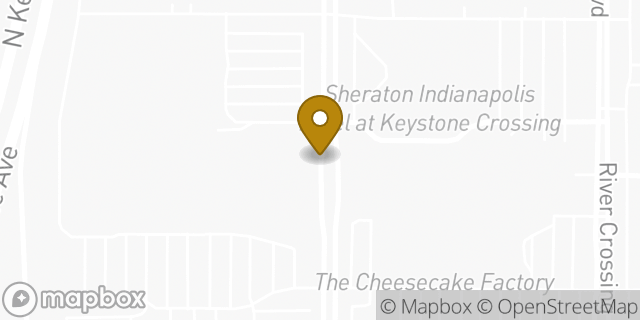 Map showing the location of Kendra Scott in Indianapolis, IN 46240