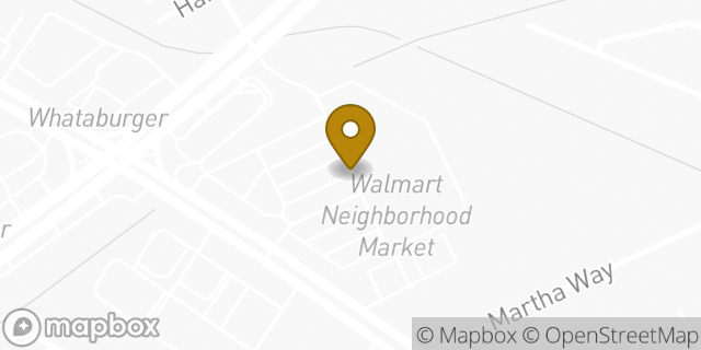 Map showing the location of Walmart in El Paso, TX 79907