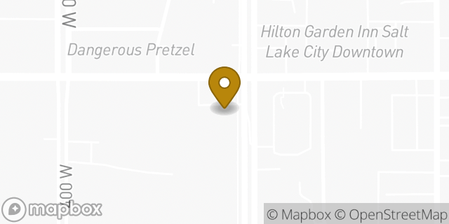 Map showing the location of Subway in Salt Lake City, UT 84101