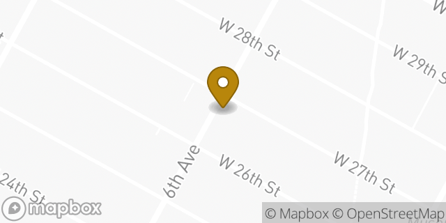 Map showing the location of Starbucks in New York, NY 10001