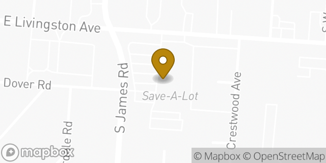 Map showing the location of Amazon Locker - Epee in Columbus, OH 43227