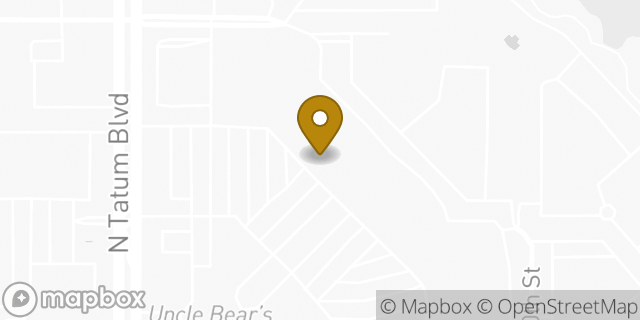 Map showing the location of Amazon Locker - Thalweg in Phoenix, AZ 85028