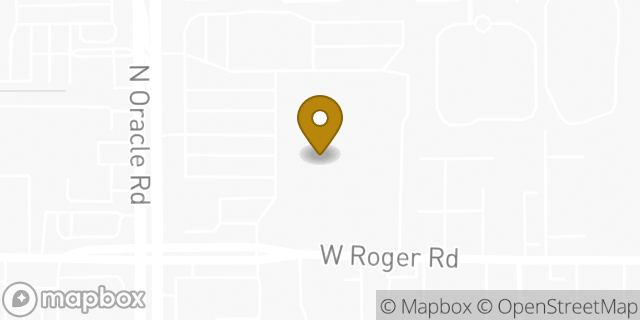 Map showing the location of Target in Tucson, AZ 85705