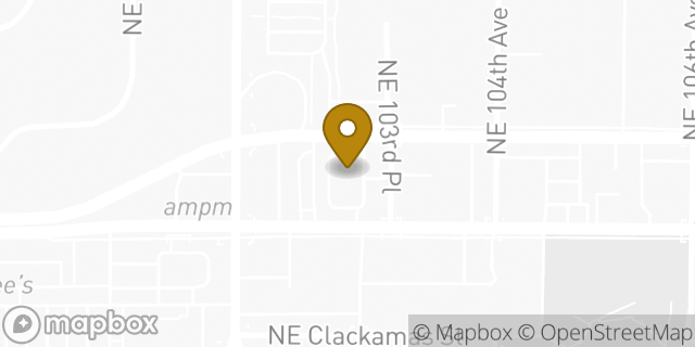 Map showing the location of McDonald's in Portland, OR 97220
