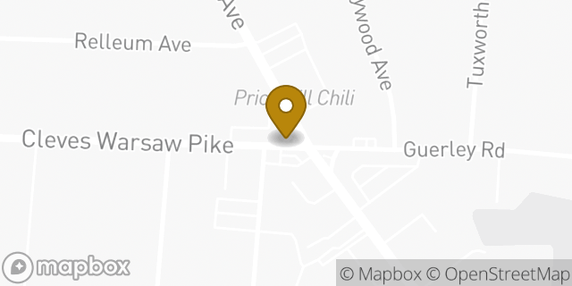 Map showing the location of ATM Udf in Cincinnati, OH 45238