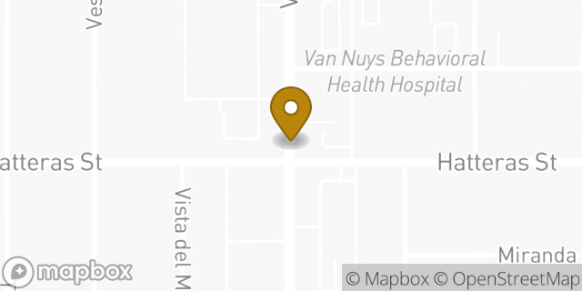 Map showing the location of Van Nuys - Van Nuys Blvd HLE in Van Nuys, CA 91401