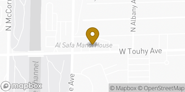 Map showing the location of McDonald's in Chicago, IL 60645