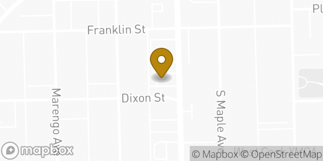 Map showing the location of Amazon Locker - Imma in Forest Park, IL 60130