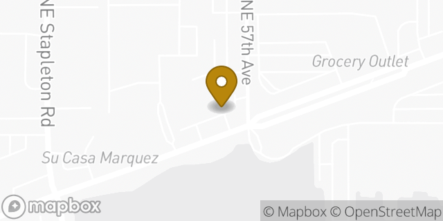 Map showing the location of Amazon Locker - Gloss in Vancouver, WA 98661