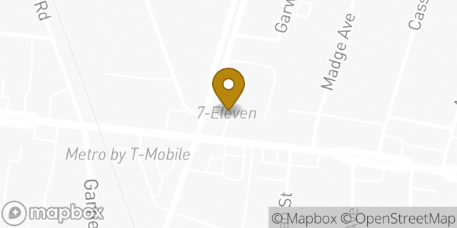 Map showing the location of 7-Eleven in South Gate, CA 90280