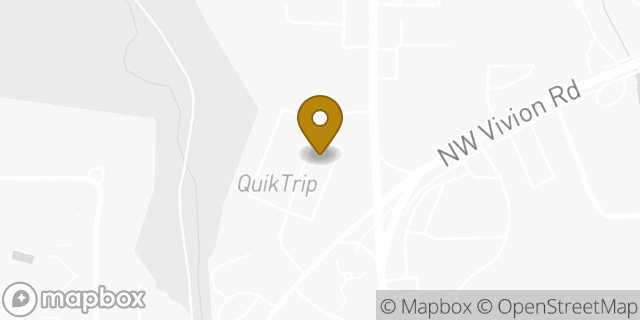 Map showing the location of QuikTrip in Riverside, MO 64150