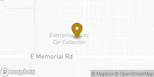 Map showing the location of Enterprise Rent-A-Car in Oklahoma City, OK 73114