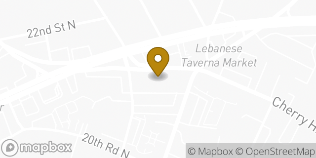 Map showing the location of Chipotle Mexican Grill in Arlington, VA 22207