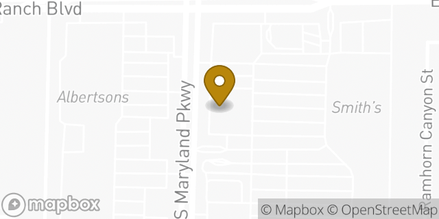 Map showing the location of Chase Bank in Las Vegas, NV 89183