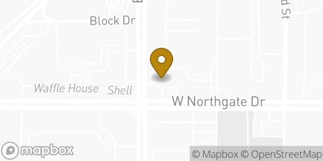Map showing the location of Amazon Locker - Panda in Irving, TX 75062